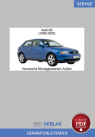 PDF Audi A3 (1996-2003) Reparaturanleitung Karosserie AußEn