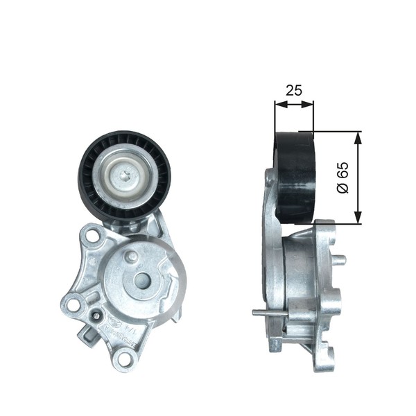 NEU - Gates T39378 Riemenspanner, Keilrippenriemen FüR CitroËN DS Peugeot-image