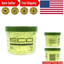 12oz Eco Styler Styling Gel with Olive Oil - All Hair Types, Shine Boost