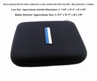 NICE RADAR DETECTOR CARRYING CASE GOOD FOR THE ESCORT,BEL, UNIDEN,COBRA,WHISTLER