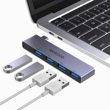 USB C to USB Hub 4 PortsMOGOOD USB C to USB Hub Multiport AdapterUSB C Splitt...