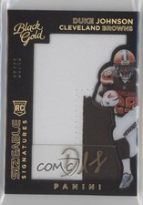 2015 Panini Black Gold Prime 13/49 Duke Johnson #SSR-DU Auto 0rd2