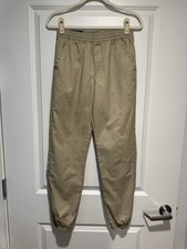 French Toast Jogger Pants Size 16 Khaki Pull-On Elastic Waist Kids Boys Girl NEW