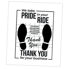 Chimailong White Car Paper Floor Mats : Disposable Floor Cars Auto Vehicles 200