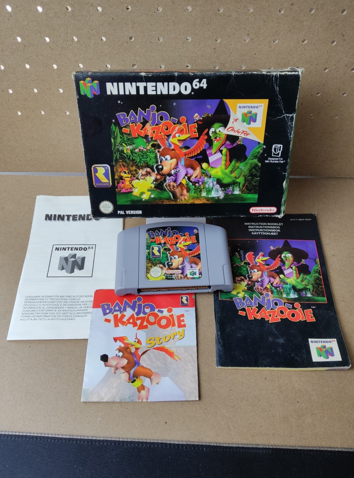 Banjo Kazooie Nintendo 64 Jeu Jeux Nintendo 64 N64