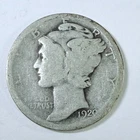 1920 MERCURY DIME *90% SILVER, Circulated Coin, Free Shipping #6733