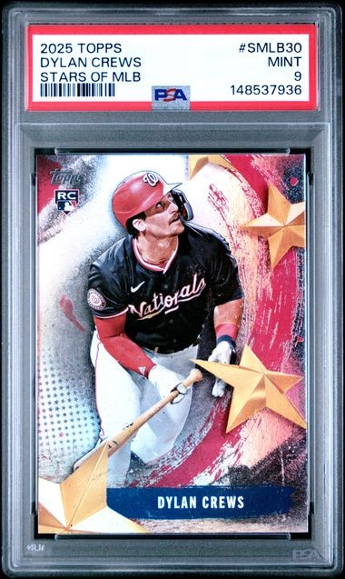 2025 Topps - Dylan Crews #SMLB-30 Stars Of MLB (RC) PSA 9