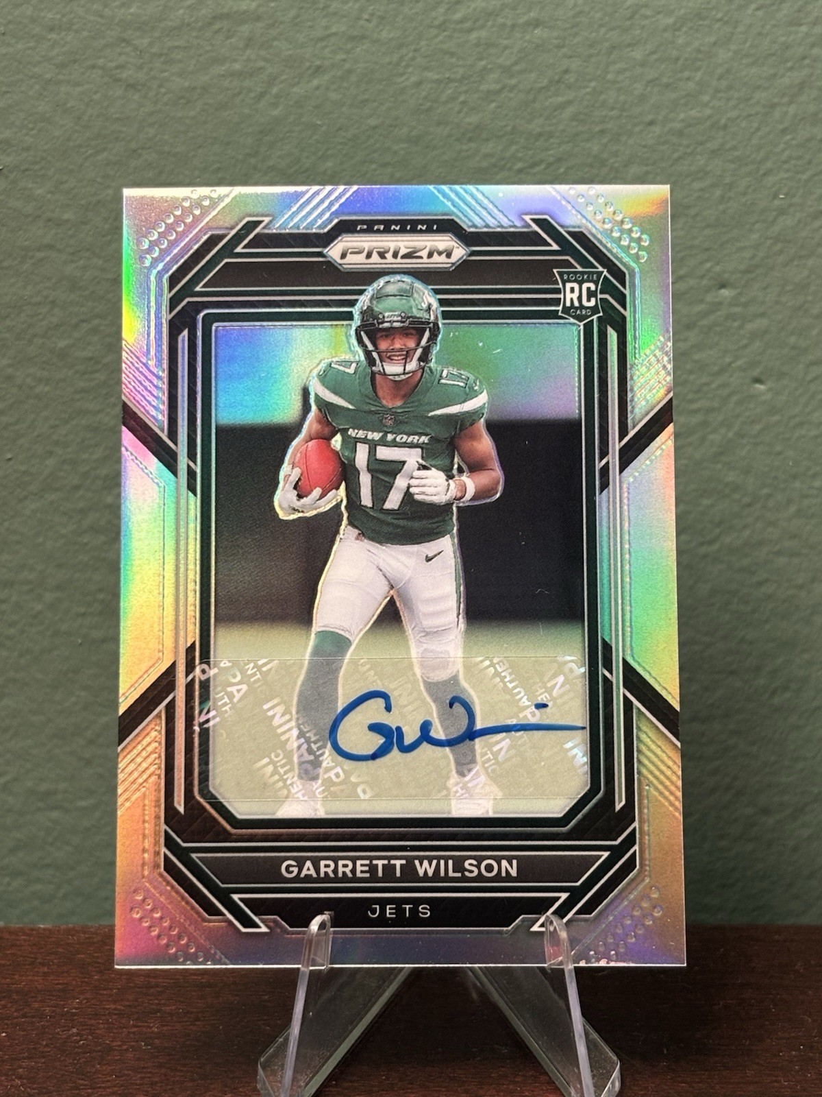 2022 Panini Prizm - Rookies Garrett Wilson #309 Silver Prizm Autographs (AU, RC)
