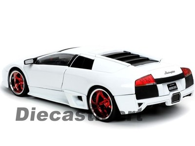 Jada 1:24 Hyper Spec Lamborghini Murcielago LP640 Light Grey/ Blue