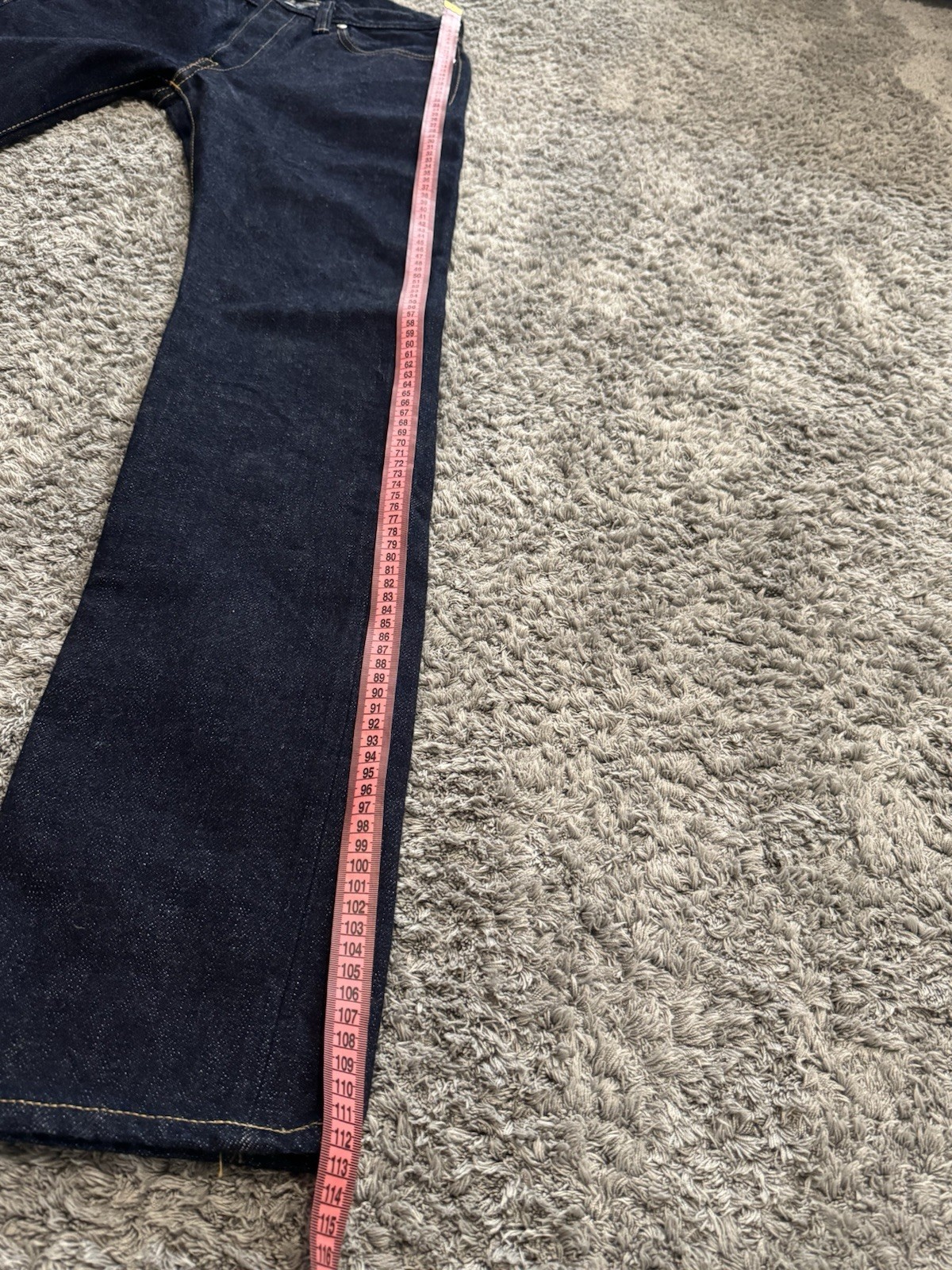 Samurai Jeans S003jp Yamato 21OZ Selvedge Denim Slim Indigo One Wash 31/36