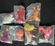 1996 McDonald  s TY Teenie Beanie Babies Set 10 Some Sealed See Description