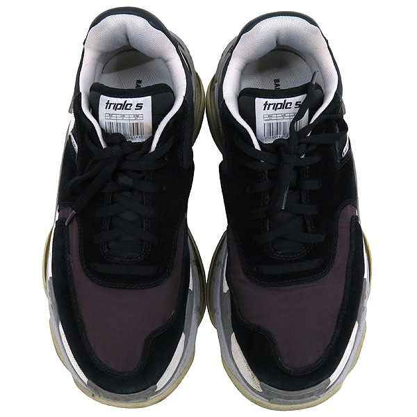 Balenciaga Triple S Men's Sneakers 41 Grey & Black