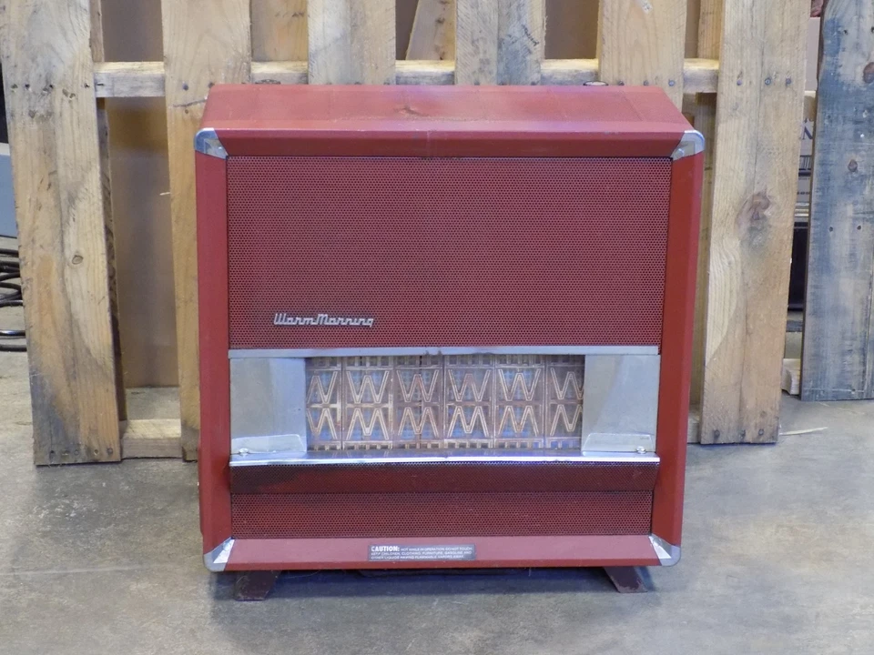 Calentador de habitación MCM cálido por la mañana ventilado modelo VR-20M - gas propano - 30.000 BTU de colección Foto 4 de 4