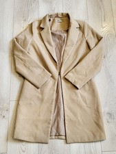 Manteau long beige femme AMICHI – Taille M – Élégant, chic & intemporel –...