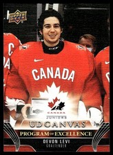 Devon Levi 2023-24 Upper Deck Series 2 UD Canvas Program of Excellence Team