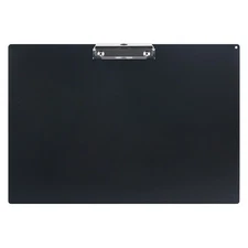 11x17 Landscape Clipboard with Ruler Low Profile Clip Extra Large Black Board