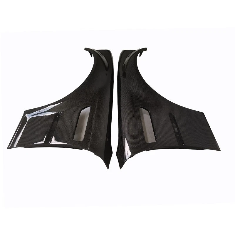 Reemplazo de guardabarros delanteros de fibra de carbono real para BMW M3 E46 2 puertas 2001-2006 Foto 2 de 4