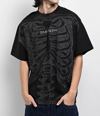 Primitive Men's Skeleton Frame Tee - Black Heavyweight Size Large NWT