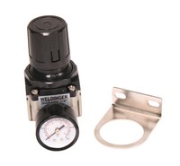 "Druckluftregler 1/4\" 0-10 Bar 650L/Min.Druckminderer Mit Manometer Von Weldinger"