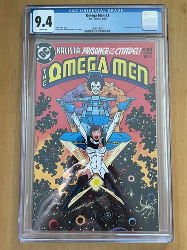 Omega Men #3 CGC 9.4 White pages DC Comics 1983 1st appearance of Lobo