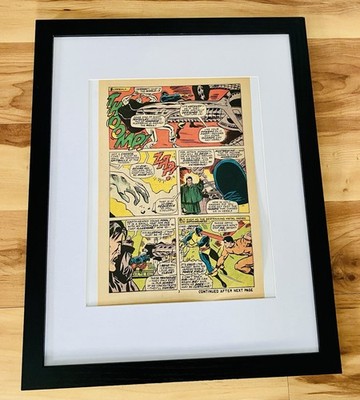 1974 X-Men #87 Debut New Suits Origin Cyclops Marvel Comics Vintage Framed