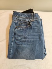 Democracy Jeans Womens Sz 6 Blue "Ab" Solution Technology Whiskers Stretch
