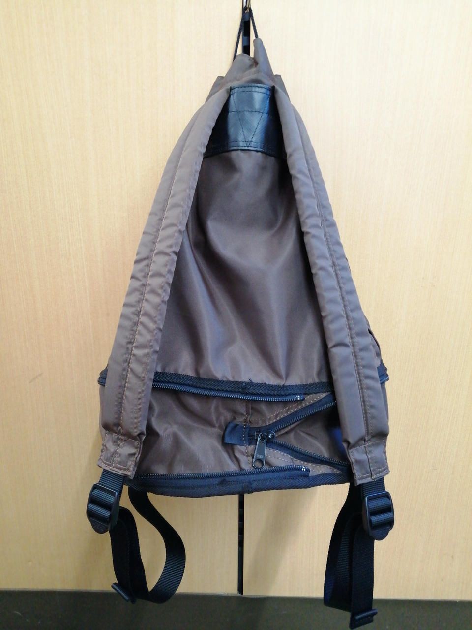 PORTER Backpack Tea Drawstring Used - image 4
