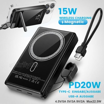 MagSafe Powerbank für iPhone 17 16 15 14 13 Magnetisch 10000mah Battery Pack