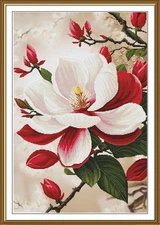Creative Сross Stitch Embroidery Kit "Royal magnolia" Nova Sloboda