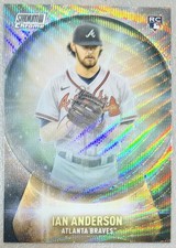 2021 Topps Stadium Club Chrome Crystal Ball WAVE REFRACTOR #CB19 Ian Anderson RC