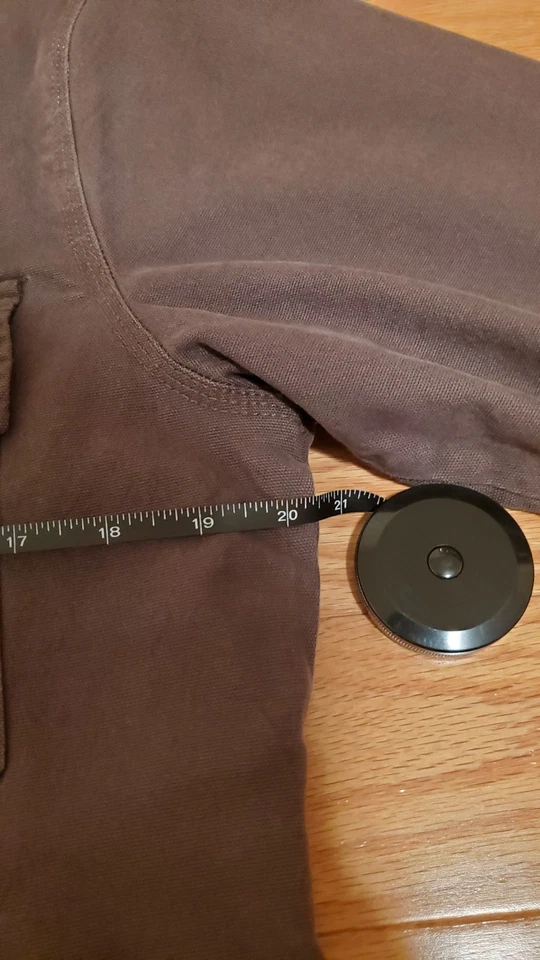 Abercrombie & Fitch 男式工作服夹克棕色超小号 XS 码 — 第 4/4 张图片