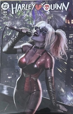 HARLEY QUINN #53 CARLA COHEN EXCLUSIVE VARIANT TRADE LIMITED 600 MEGACON EXC.
