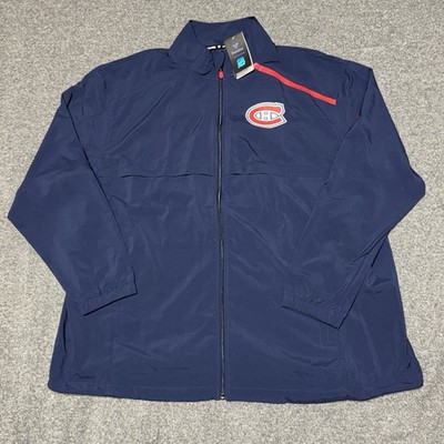 Montreal Canadiens NHL Fanatics Authentic Pro Full Zip Team Rinkside Jacket 3XL
