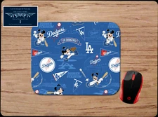 MICKEY MOUSE LA DODGERS THEME INSPIRED MOUSE PAD DESK MAT HOME SCHOOL OFFICE
