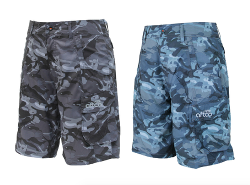 AFTCO Tactical Camo Fishing Shorts 