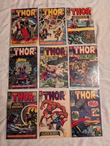 Marvel The Mighty Thor 127 129 130 131 132 133 134 135 141 Comic Book 1966