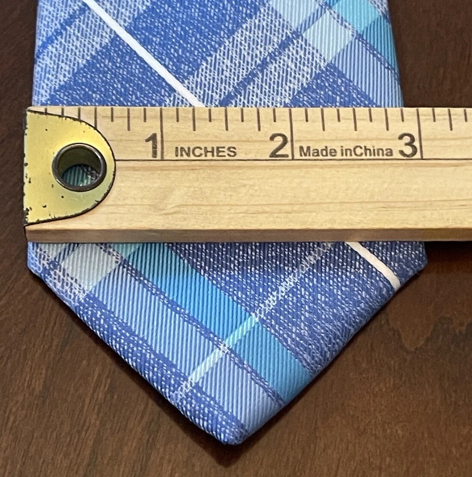 Corbata de cuello Nautica azul 100 % poliéster para hombre hecha en China Foto 4 de 4