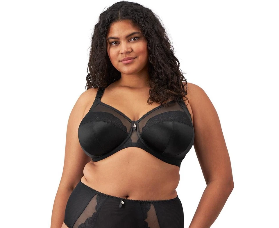 Nuevo con etiquetas Sujetador Elomi EL302405 Cate Allure con aros cobertura completa EE. UU. 34 K UK 34H negro Foto 2 de 3