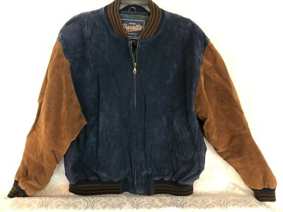 Leather Elbow Brown Jacket With Elbow Patches Vintage Varsity