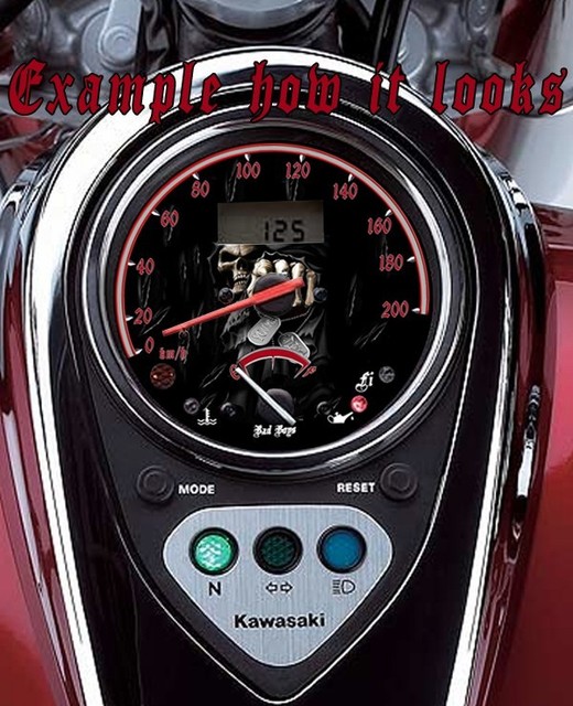 Kawasaki Vulcan 900 Classic Gauges