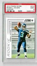 2012 Panini Score Russell Wilson PSA 9