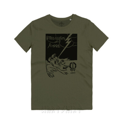 WARTSHIRT Maglietta dal Nulla Sorgemmo Arditismo Reparti D'Assalto Esercito Arditi T-Shirt (Bunker Grey, L