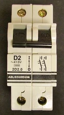 ALTECH ABL SURSUM 2D2.0U D2A 2 Pole 2 Amp Circuit Breaker 2D2 0U