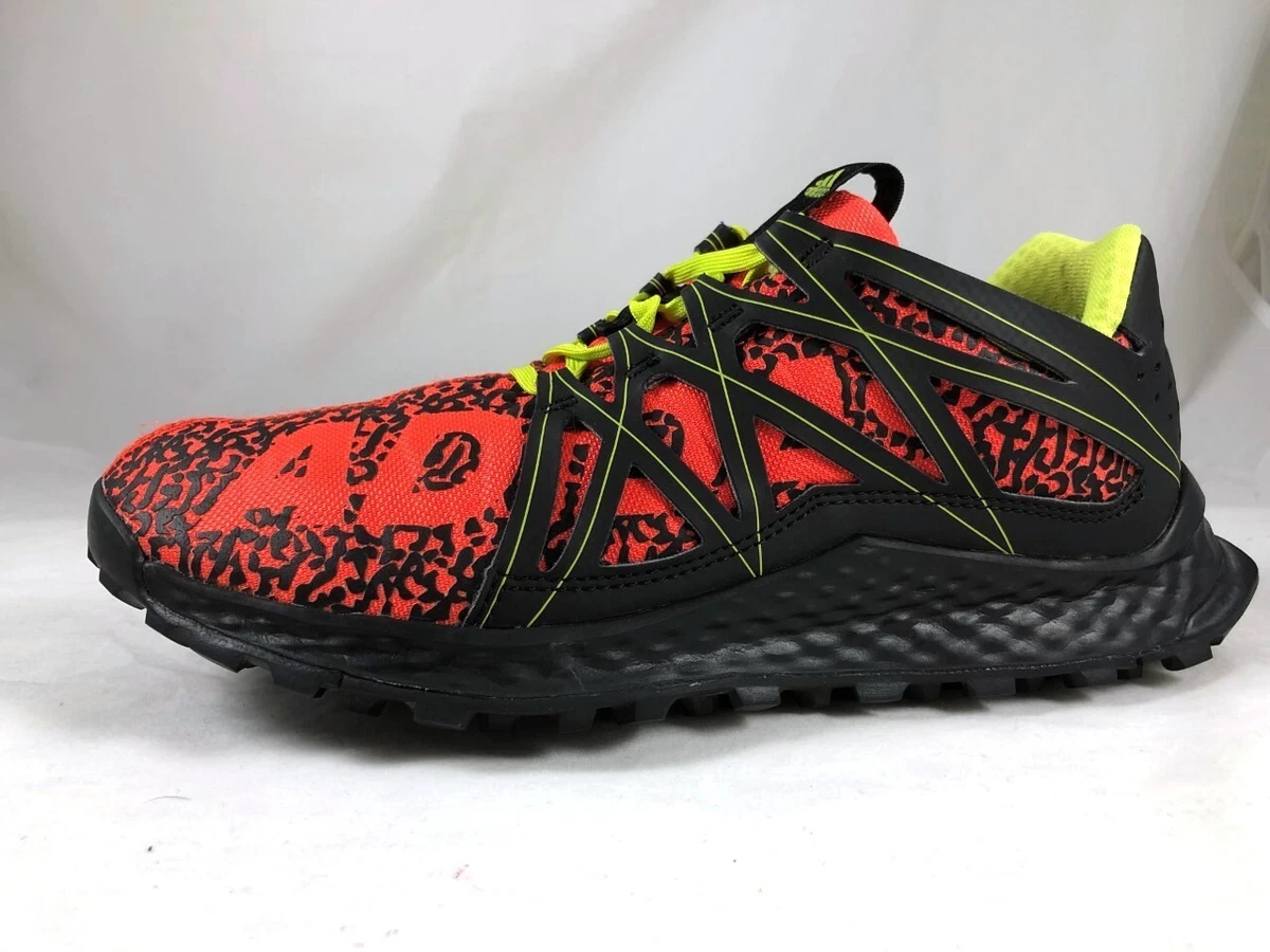 Adidas Mens Vigor Bounce J Energy BY3448 Orange Black Running Shoes Sz  Men's 6