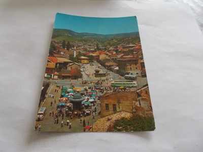 2 CPSM SARAJEVO BASCARSIJA LE MARCHE TURK TURKISH MARKET TRES ANIMEES BOSNIE