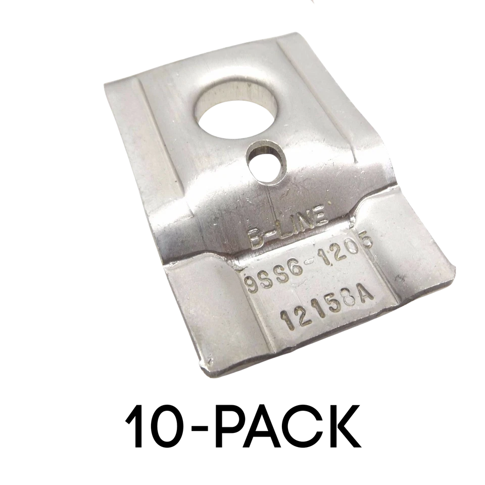 10-Pack Cooper 9SS6-1205 Cable Tray Clamp / Guide 316 Stainless Steel