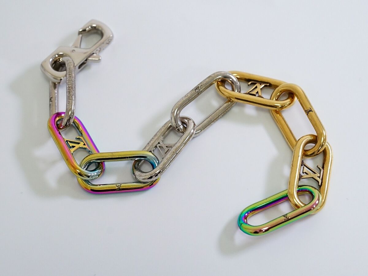 Louis Vuitton Chain Link Bracelet Multicolor in Metal/Crystals