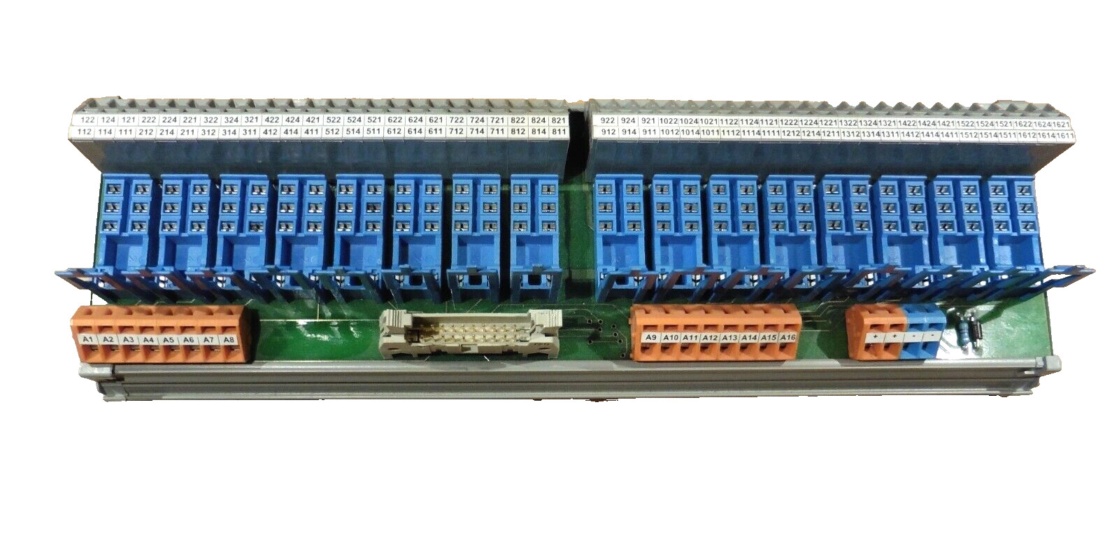 Module vide pour 16 relais Finder 1 2 RT rail DIN M14652241603