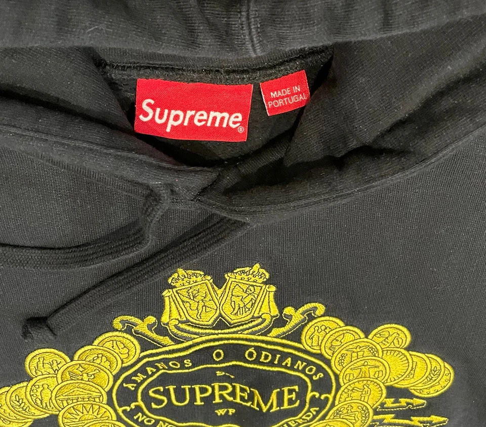 Верховный подлинный любовь или ненависть FW18 толстовка свитер толстовка отличном состоянии M - Изображение 4 из 4