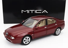 Mitica ALFA ROMEO 166 3.0 V6 1998 ROSSO PROTEO 1/18 Scale LE of 504 New!